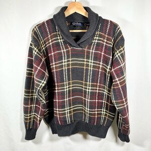 Babe Didrikson Vintage Women's Plaid Sweater size L
